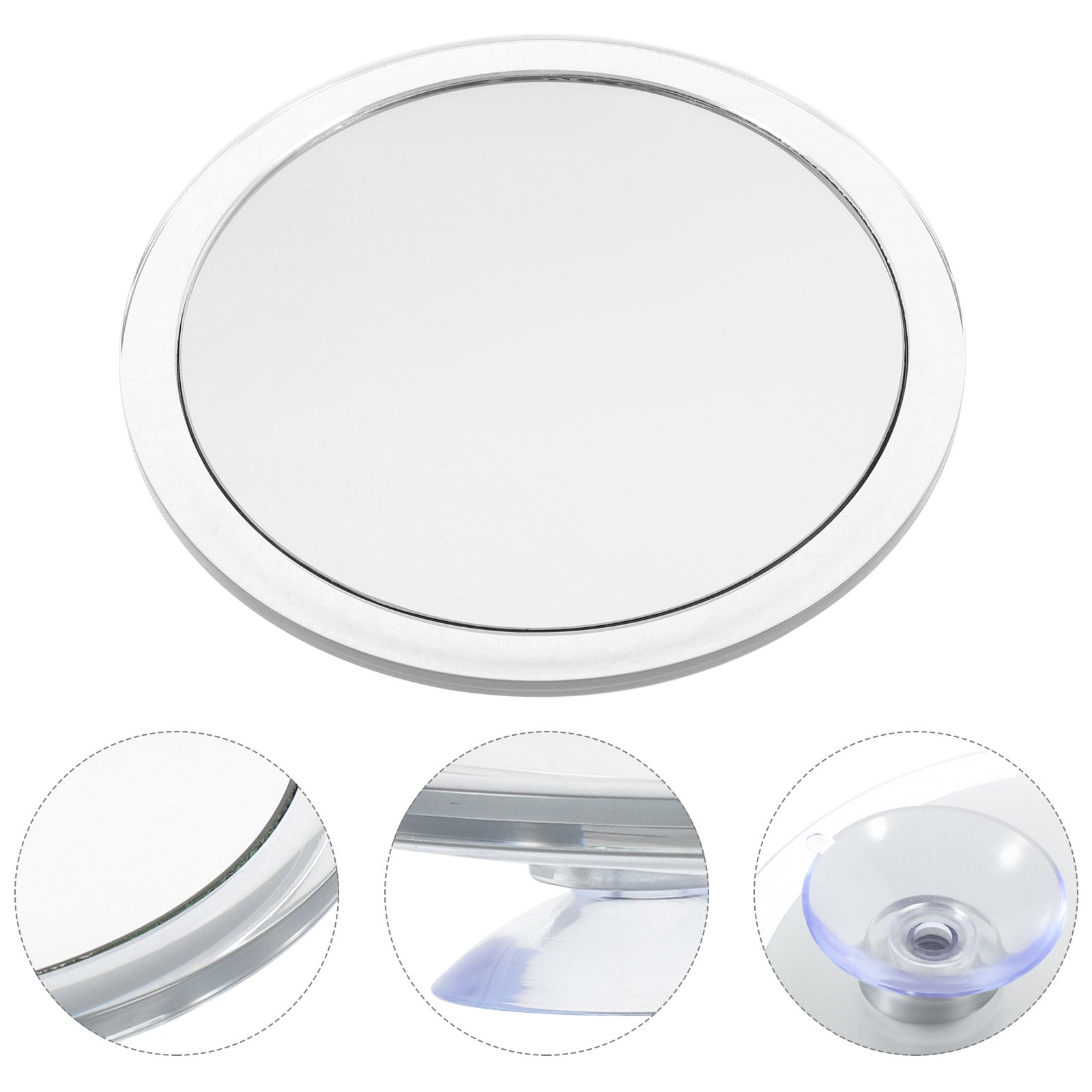 15x Magnification Suction Cup Mirror for Precision Makeup and Pore Care
