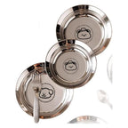 Cartoon Round Stainless Steel Kids Dinner Plate – 304 Steel