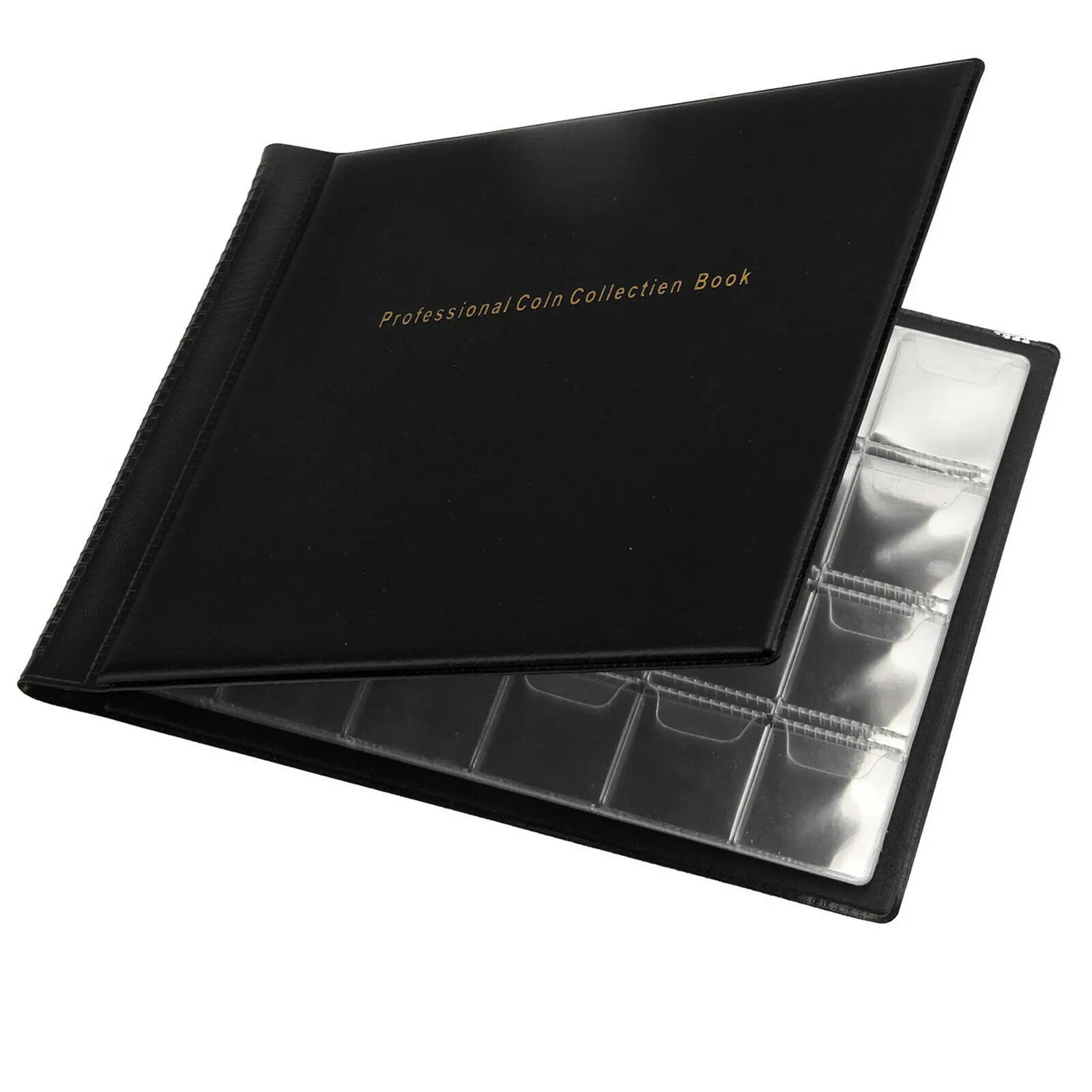 240-Coin Pocket Album Book for Coins, Medals & Tokens Collectors