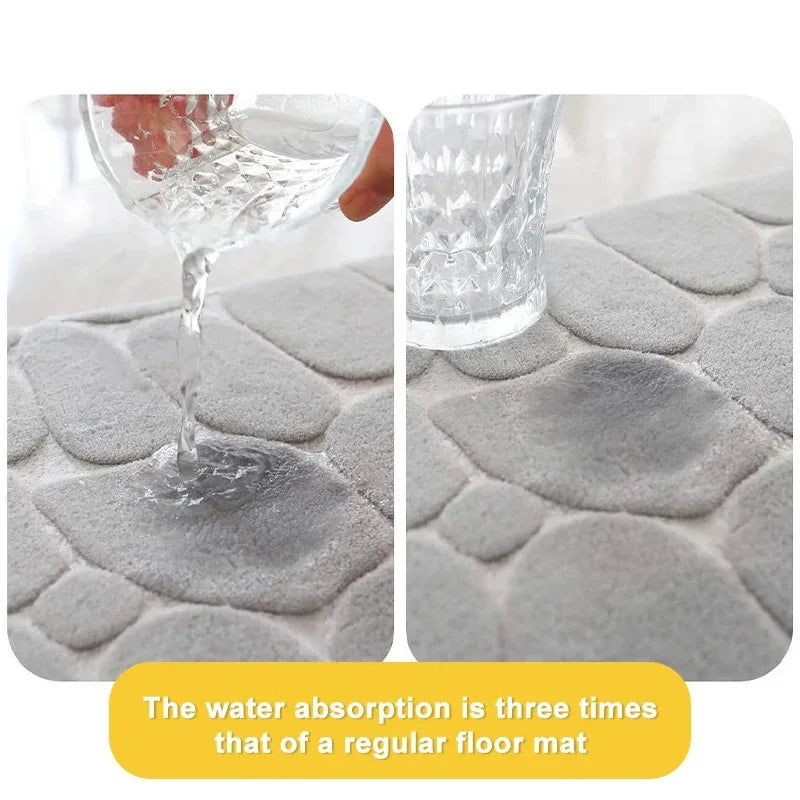 3 Piece Memory Foam Bathroom Mat Set – Ultra Soft & Non-Slip