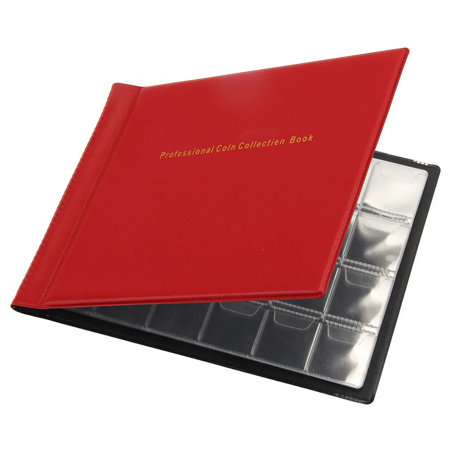 240-Coin Pocket Album Book for Coins, Medals & Tokens Collectors