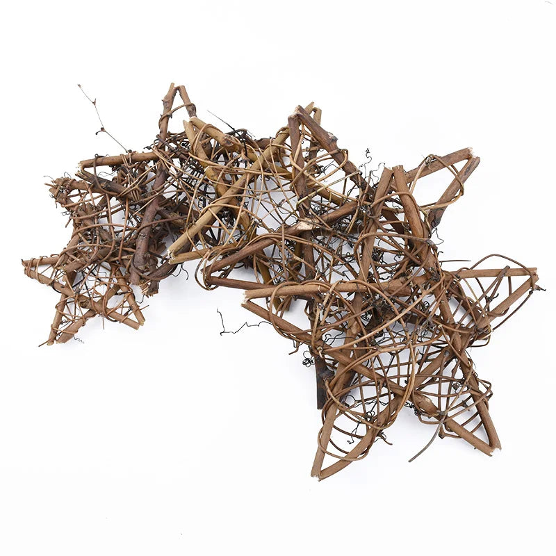Rattan Pentagram Hanging Vine Flower Decor