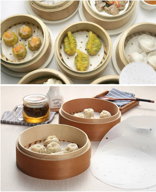 Round Silicone Steamer & Baking Mat – Non-Stick, Eco-Friendly