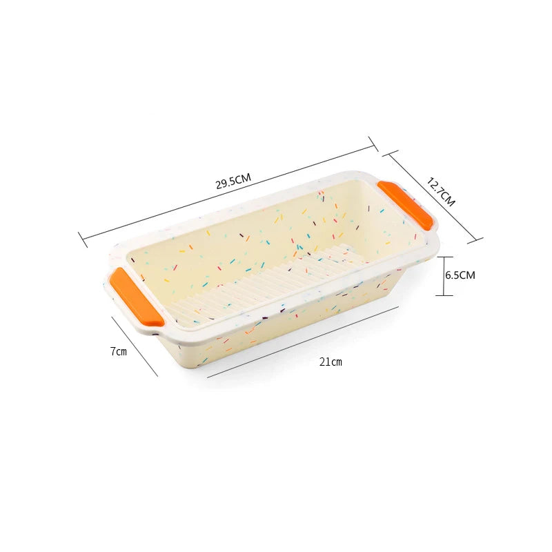 11 Inch Rectangular Silicone Cake Mold – DIY Baking Tool