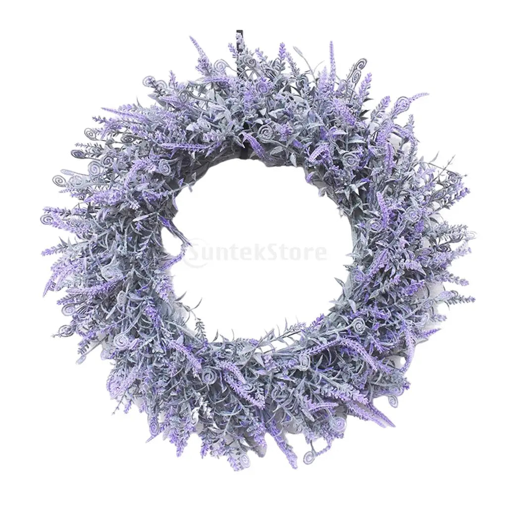 Large Lavender Wreath 45cm Front Door & Wall Hanging Decor