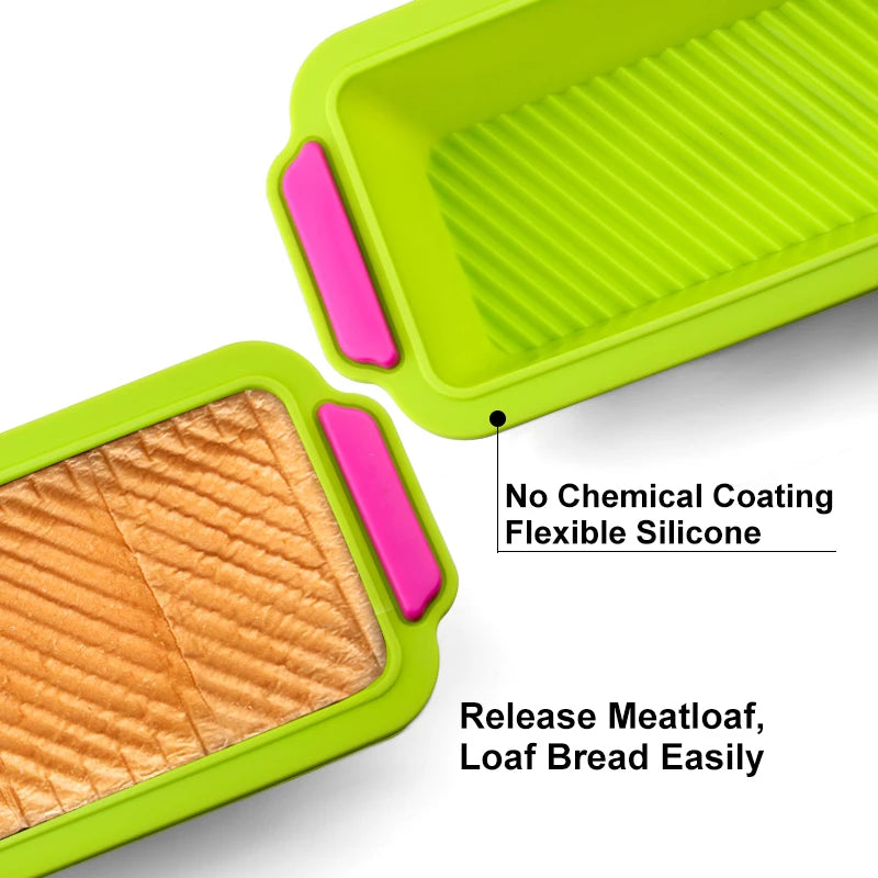 11 Inch Rectangular Silicone Cake Mold – DIY Baking Tool
