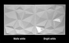 3D PVC Geometric Wall Panel Waterproof Fire-Resistant 30x30cm