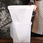 Reusable Mesh Filter Bag with Stainless Steel Handle – Multi-Purpose Kitchen Strainer