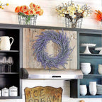 Large Lavender Wreath 45cm Front Door & Wall Hanging Decor