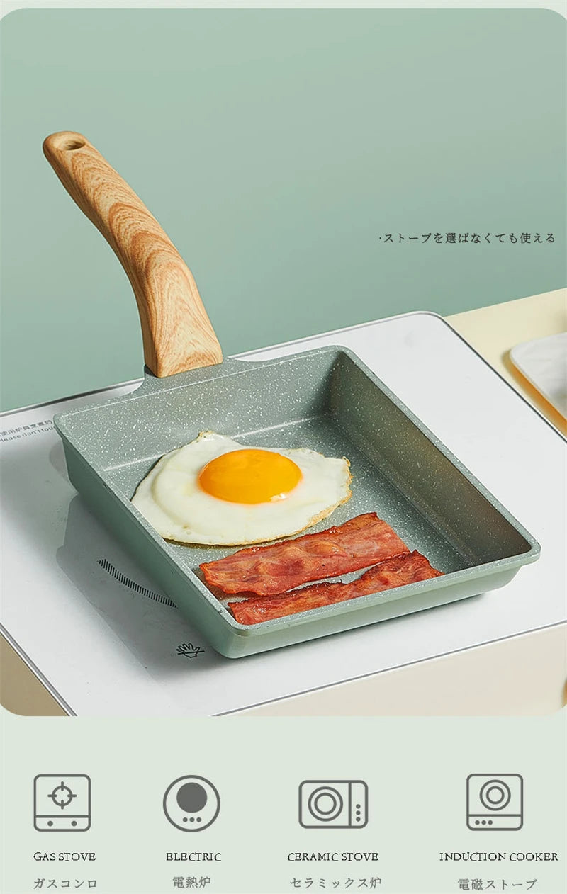 Eco-Friendly Non-Stick Aluminum Omelet & Pancake Pan – 1–2L