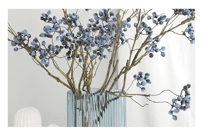 72cm Artificial American Cranberry Berry Foam Branch