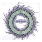 Large Lavender Wreath 45cm Front Door & Wall Hanging Decor