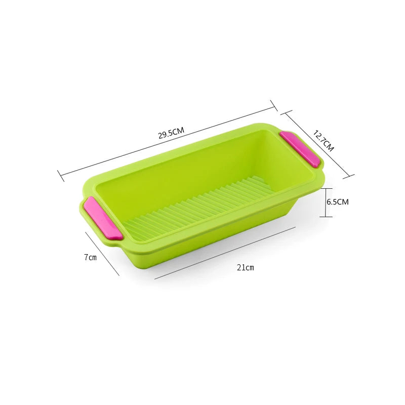 11 Inch Rectangular Silicone Cake Mold – DIY Baking Tool