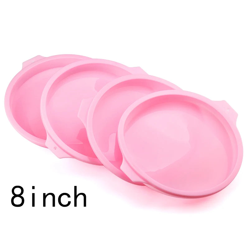 Eco-Friendly Silicone Round Cake Mold – Heat Resistant & Durable
