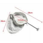 Reusable Mesh Filter Bag with Stainless Steel Handle – Multi-Purpose Kitchen Strainer