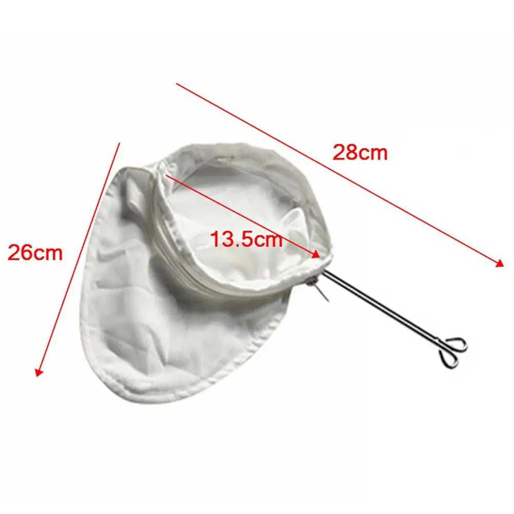 Reusable Mesh Filter Bag with Stainless Steel Handle – Multi-Purpose Kitchen Strainer