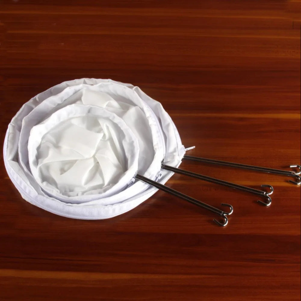 Reusable Mesh Filter Bag with Stainless Steel Handle – Multi-Purpose Kitchen Strainer