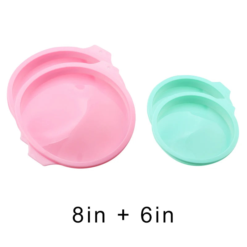 Eco-Friendly Silicone Round Cake Mold – Heat Resistant & Durable