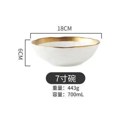 Oval & Round Ceramic Plate – Glossy Glaze Solid Color Dinnerware Set
