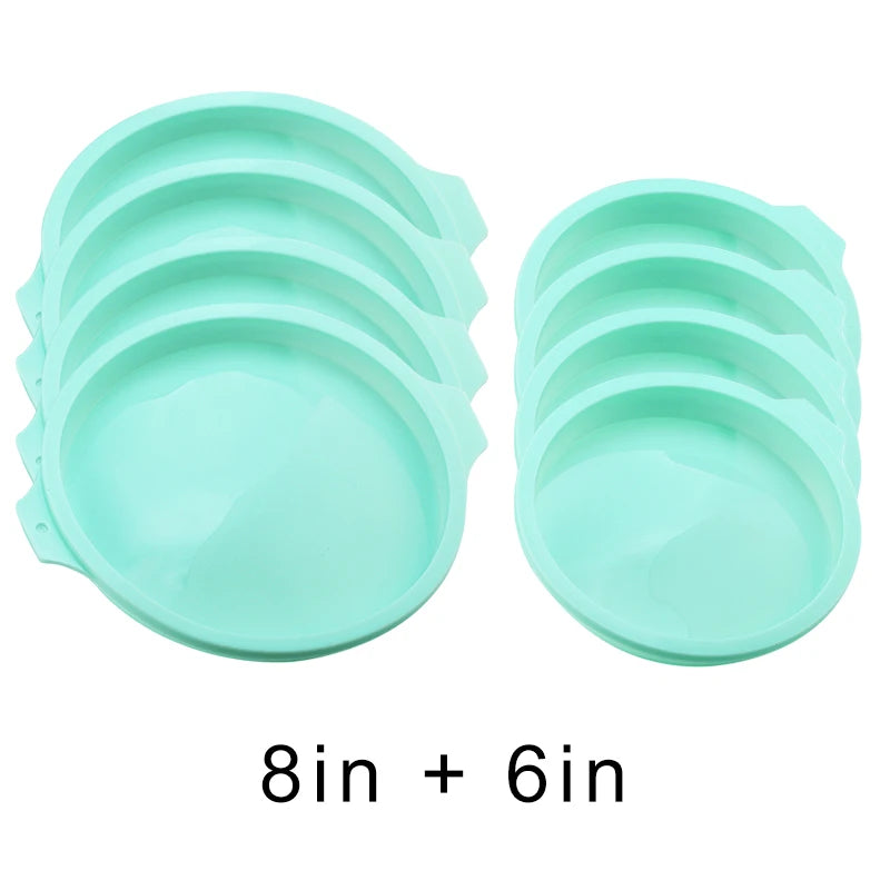 Eco-Friendly Silicone Round Cake Mold – Heat Resistant & Durable