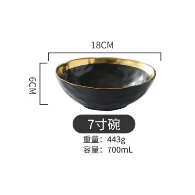 Oval & Round Ceramic Plate – Glossy Glaze Solid Color Dinnerware Set