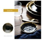 Oval & Round Ceramic Plate – Glossy Glaze Solid Color Dinnerware Set