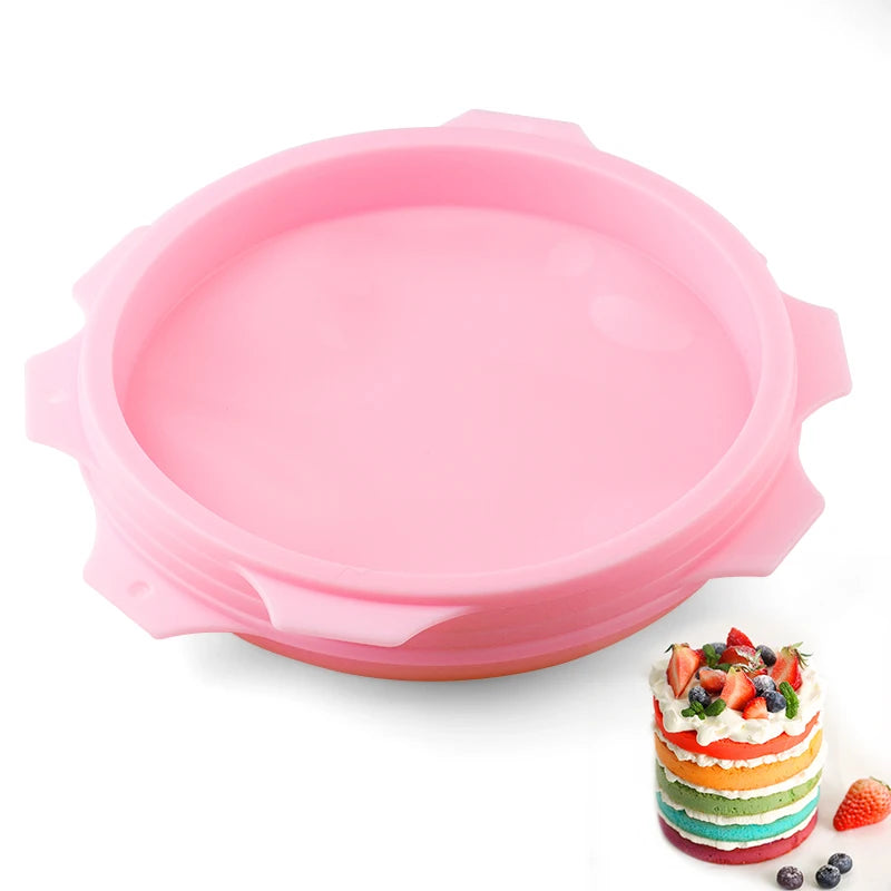Eco-Friendly Silicone Round Cake Mold – Heat Resistant & Durable