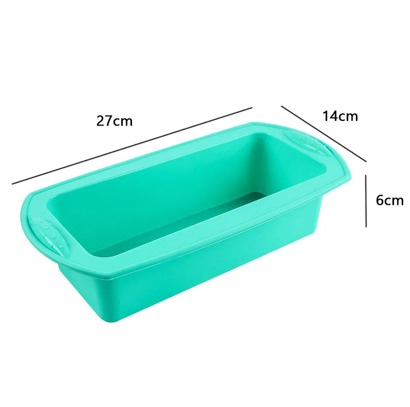 11 Inch Rectangular Silicone Cake Mold – DIY Baking Tool