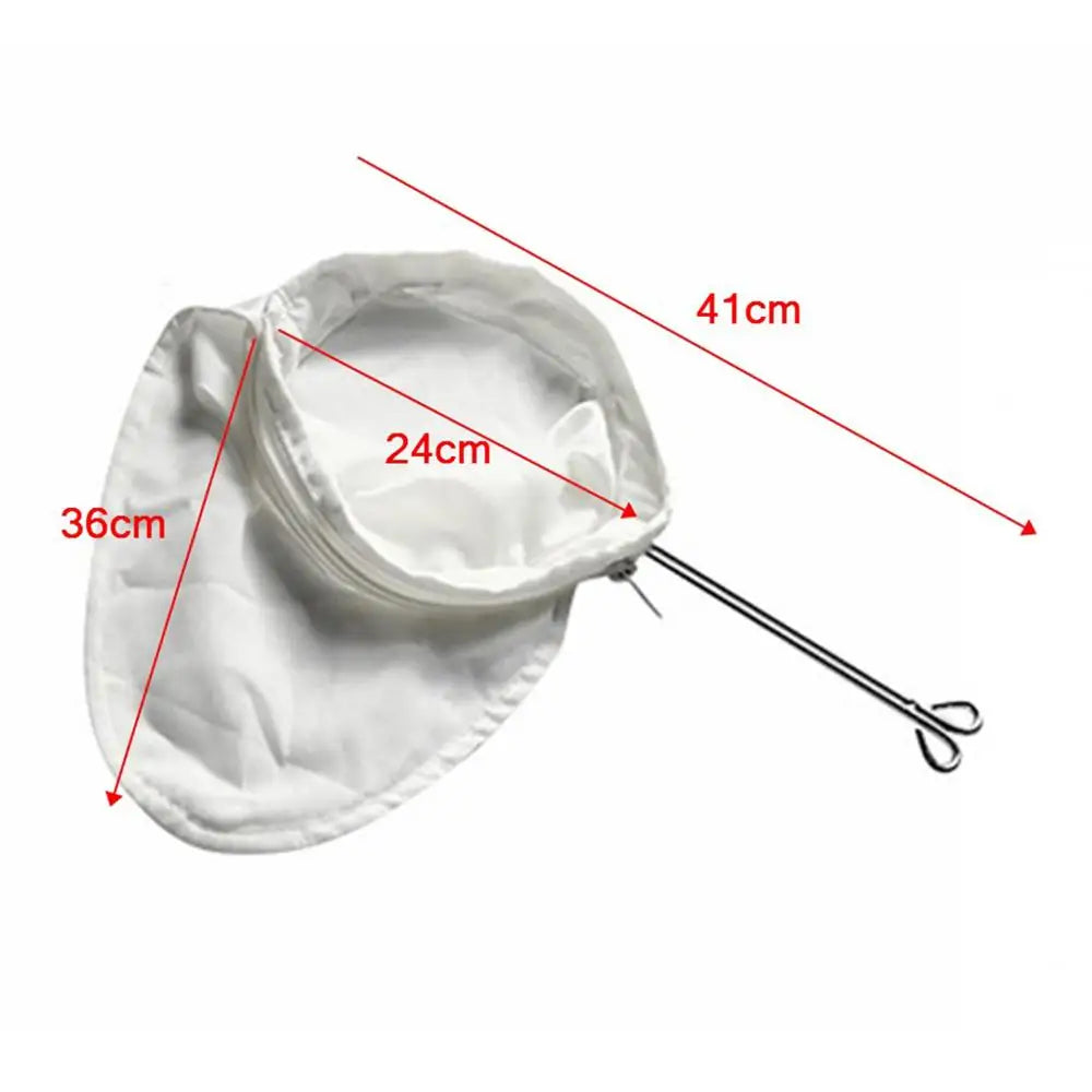 Reusable Mesh Filter Bag with Stainless Steel Handle – Multi-Purpose Kitchen Strainer