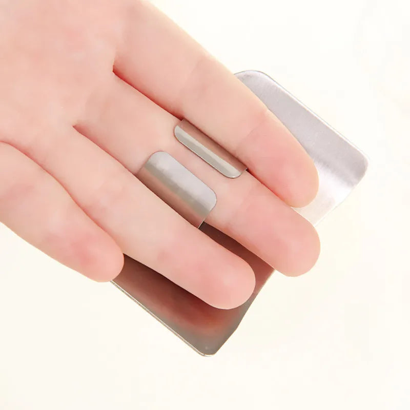 Stainless Steel Finger Guard – Safe Cutting & Slicing Kitchen Tool