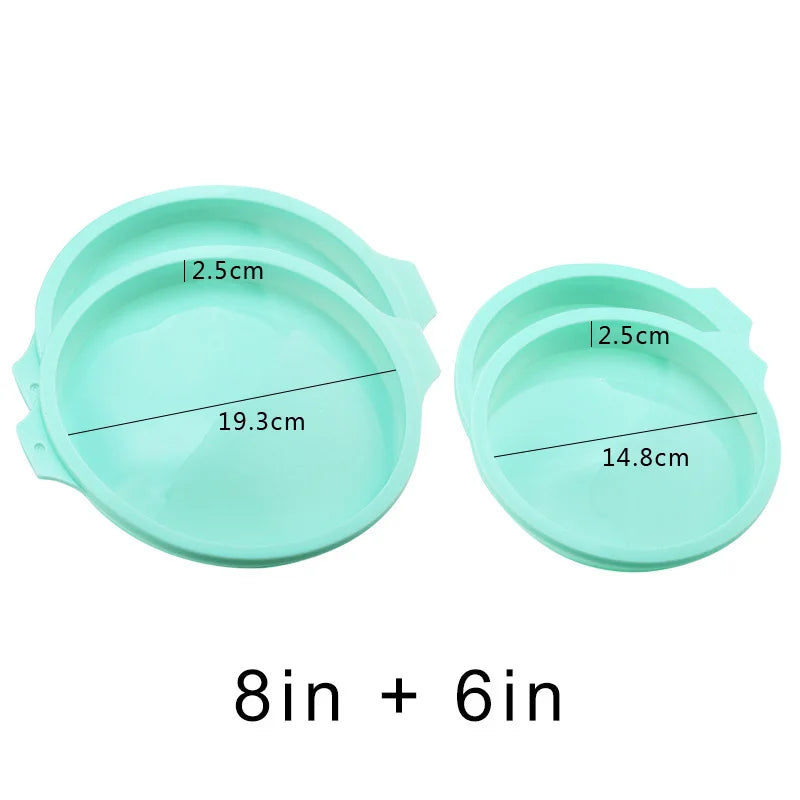 Eco-Friendly Silicone Round Cake Mold – Heat Resistant & Durable
