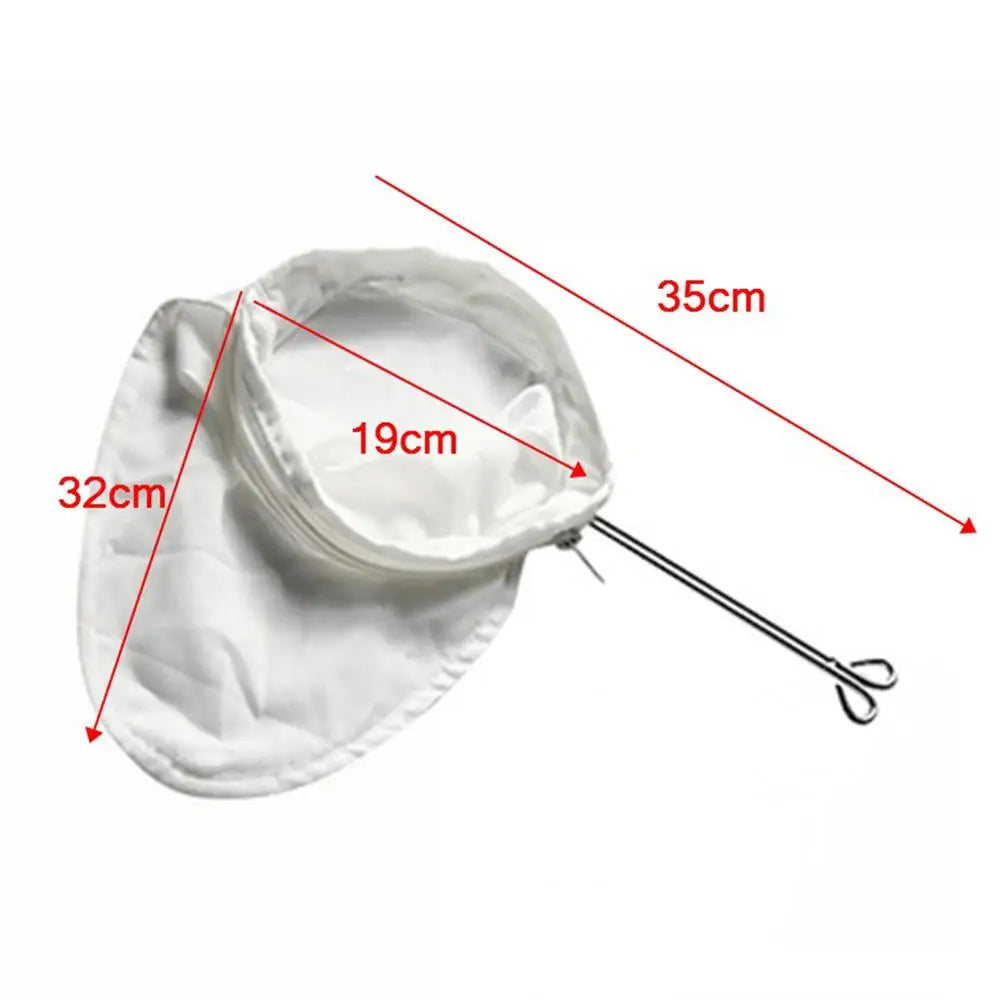 Reusable Mesh Filter Bag with Stainless Steel Handle – Multi-Purpose Kitchen Strainer