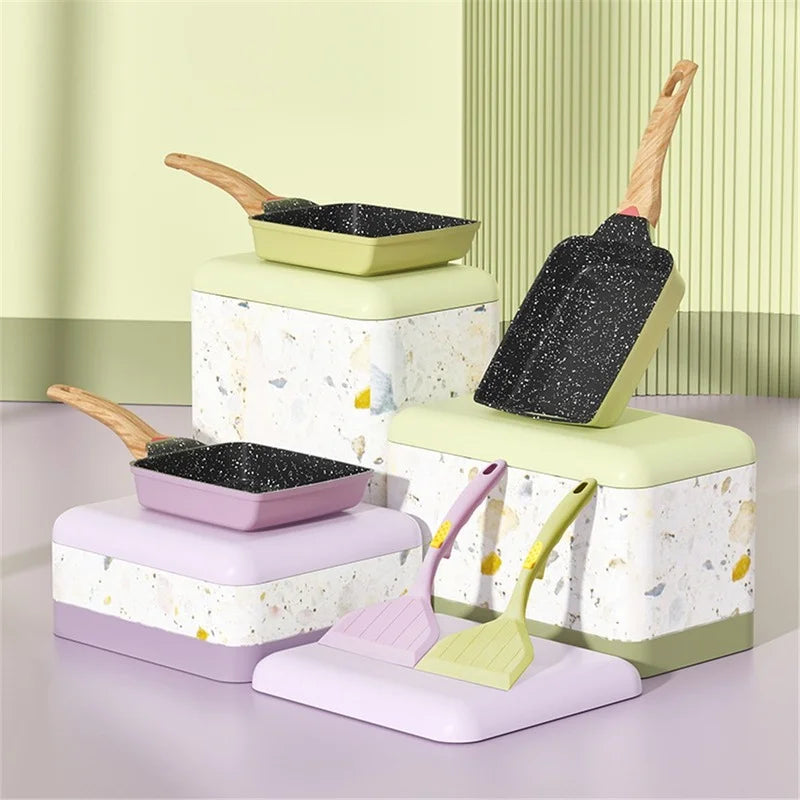 Eco-Friendly Non-Stick Aluminum Omelet & Pancake Pan – 1–2L