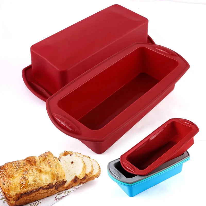 11 Inch Rectangular Silicone Cake Mold – DIY Baking Tool