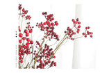 72cm Artificial American Cranberry Berry Foam Branch