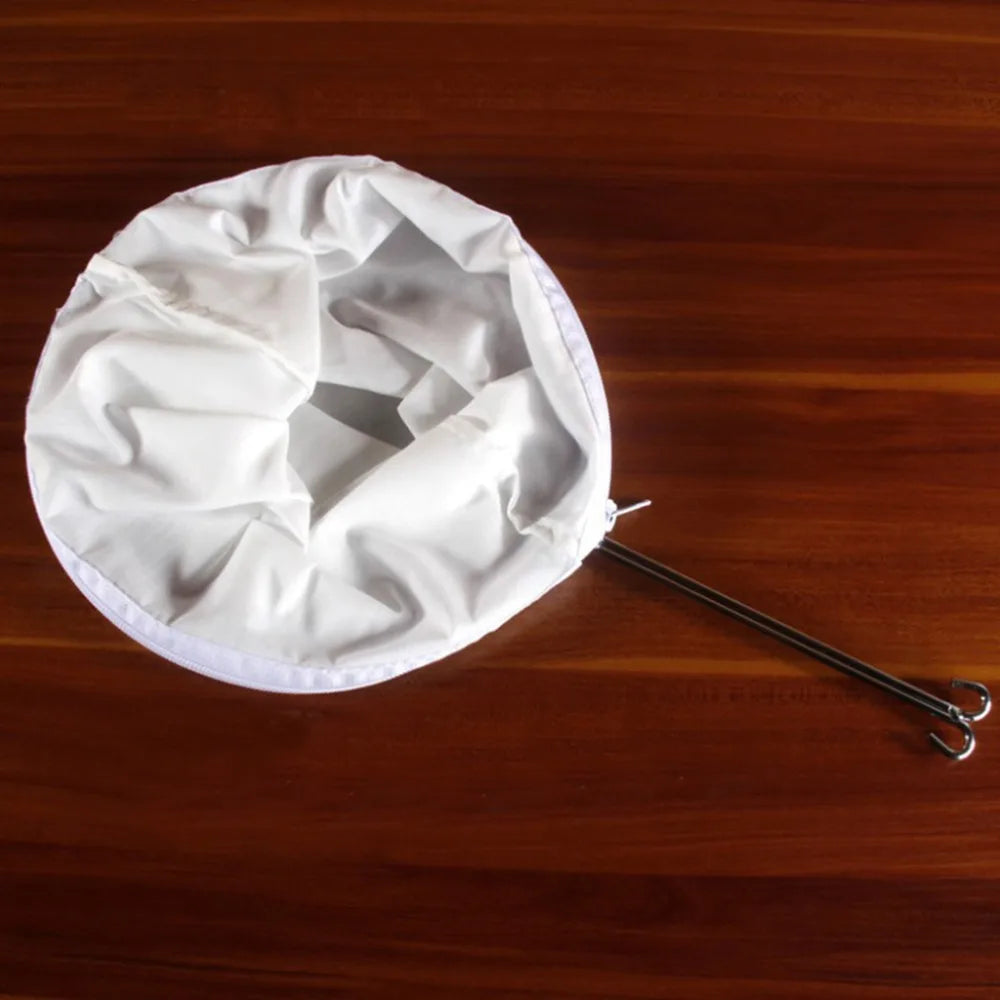 Reusable Mesh Filter Bag with Stainless Steel Handle – Multi-Purpose Kitchen Strainer