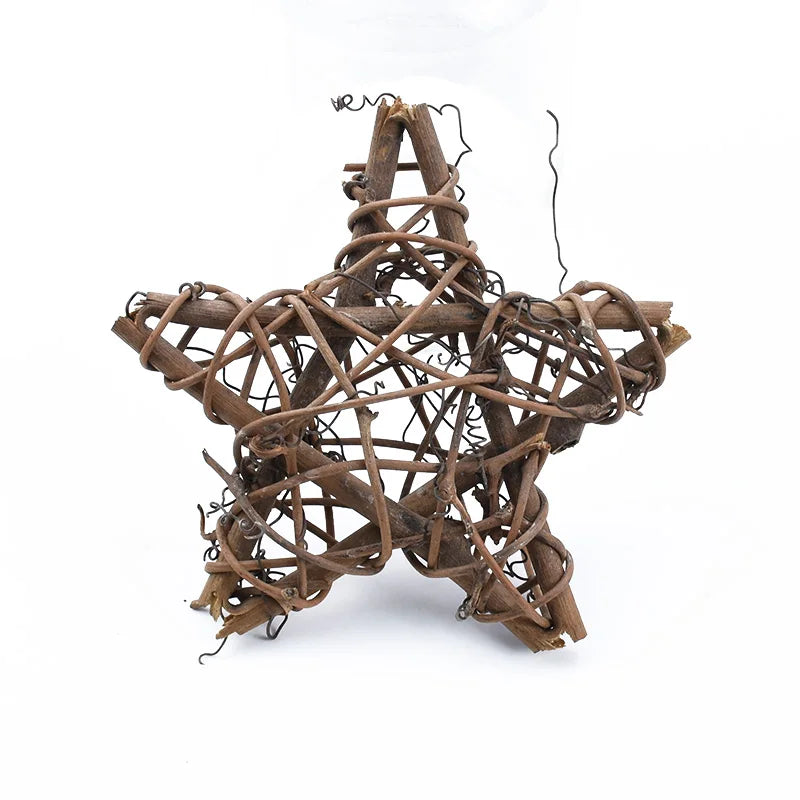 Rattan Pentagram Hanging Vine Flower Decor