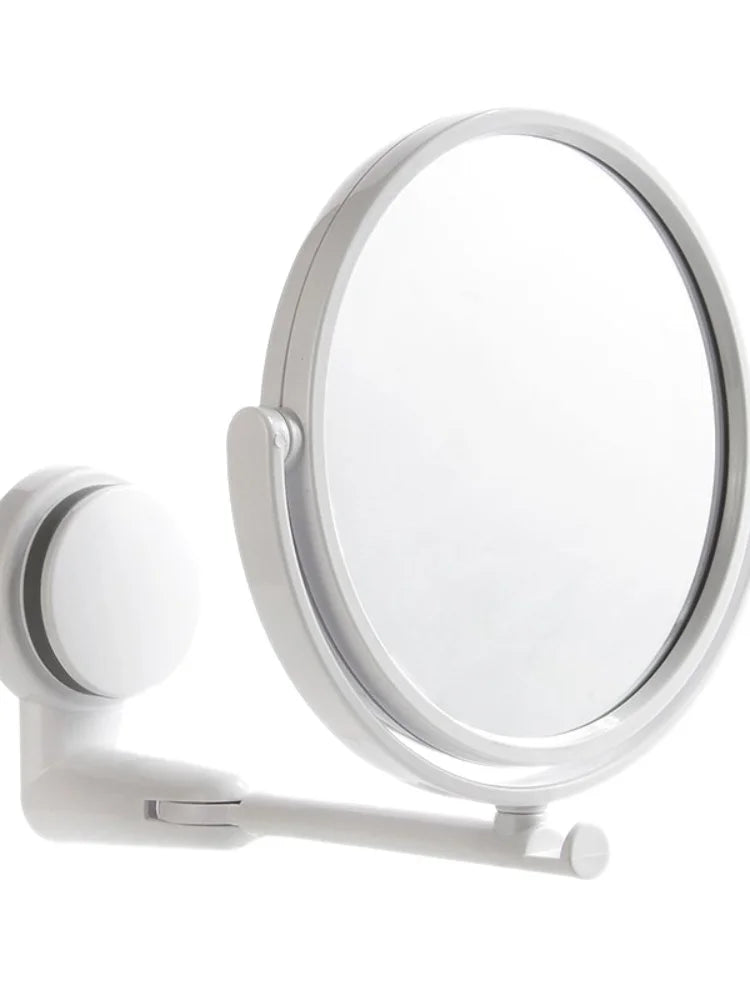 360-Degree Rotating HD Makeup and Shaving Mirror for Precision Grooming