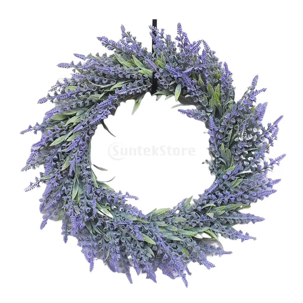 Large Lavender Wreath 45cm Front Door & Wall Hanging Decor