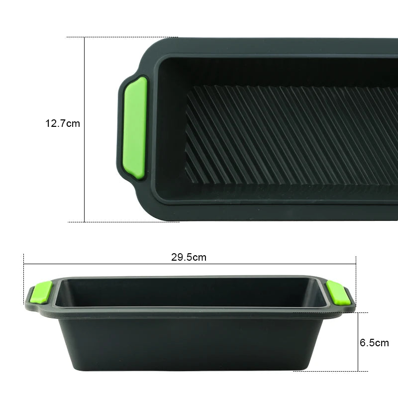 11 Inch Rectangular Silicone Cake Mold – DIY Baking Tool