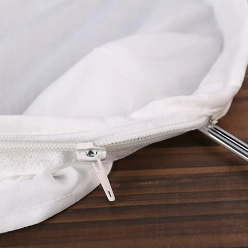 Reusable Mesh Filter Bag with Stainless Steel Handle – Multi-Purpose Kitchen Strainer