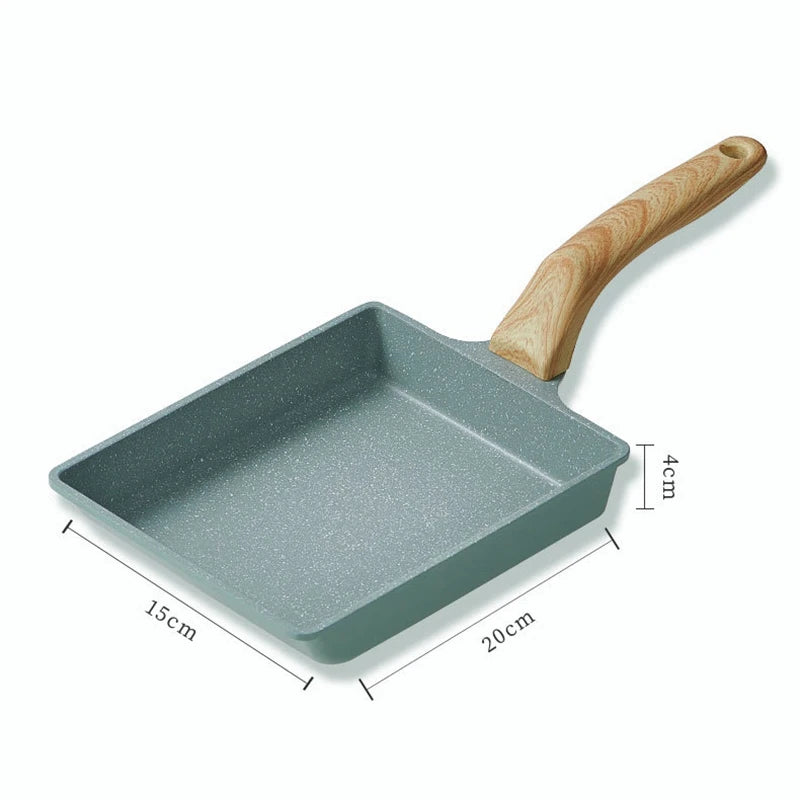 Eco-Friendly Non-Stick Aluminum Omelet & Pancake Pan – 1–2L