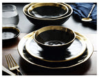Oval & Round Ceramic Plate – Glossy Glaze Solid Color Dinnerware Set