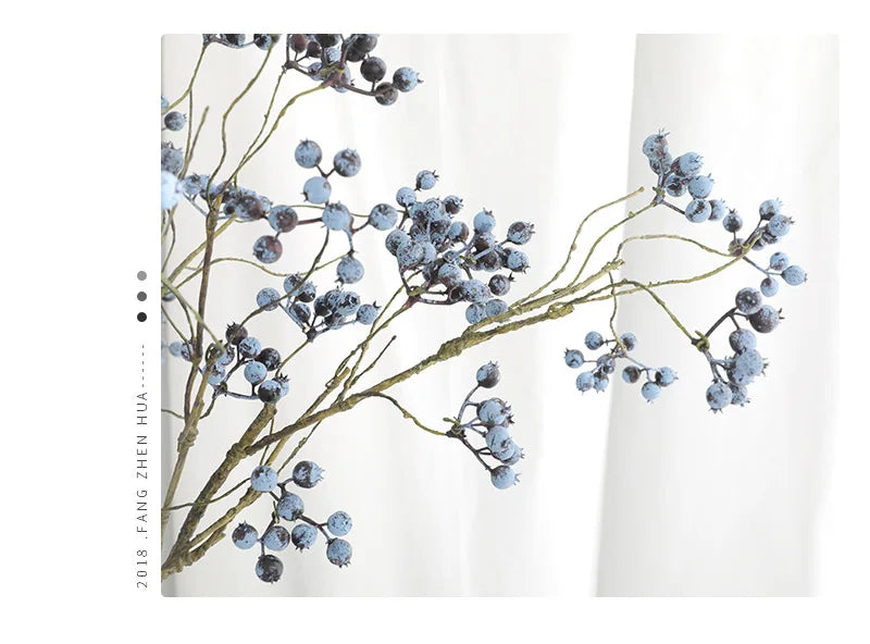72cm Artificial American Cranberry Berry Foam Branch