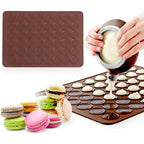 Fodeliake Silicone Macaron Mold – Non-Stick Baking Mat