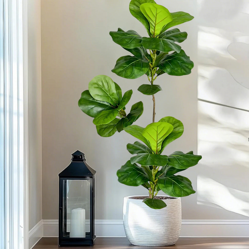 77–135cm Artificial Fiddle Leaf Ficus Fig Tree