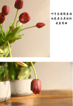 40cm Five-Headed Artificial Tulip Bouquet – Nordic Style