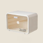 Wall-Mounted Transparent Waterproof Tissue Box Toilet & Bathroom Roll Paper Organizer