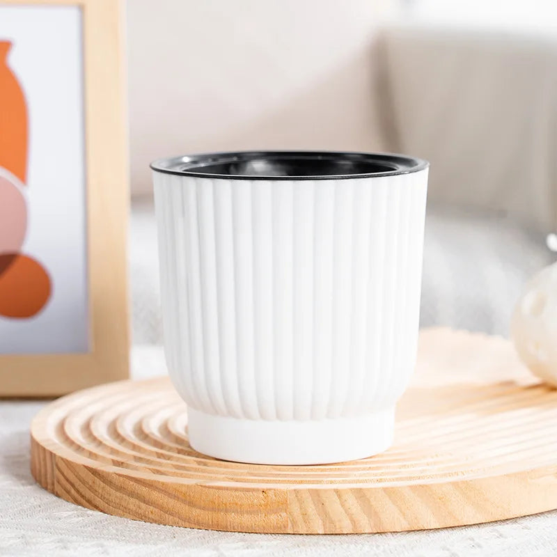 Self-Watering Resin Succulent Planter Pot