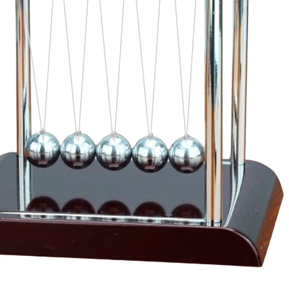 Newton Cradle Balance Steel Balls Physics Pendulum Desk Toy Stress Relief
